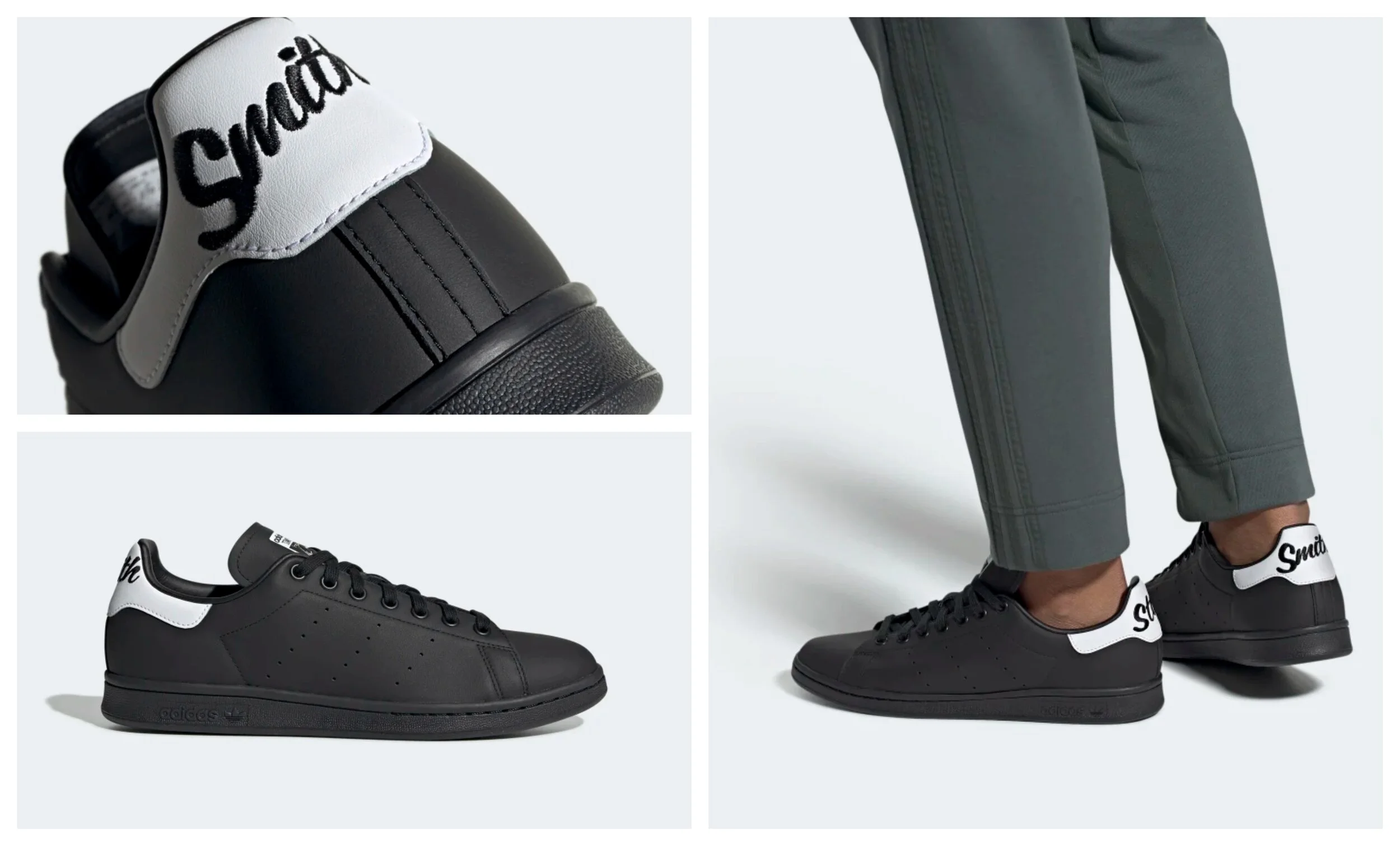 The adidas Stan Smith In Core Black Is On Sale For Only $40 Off!