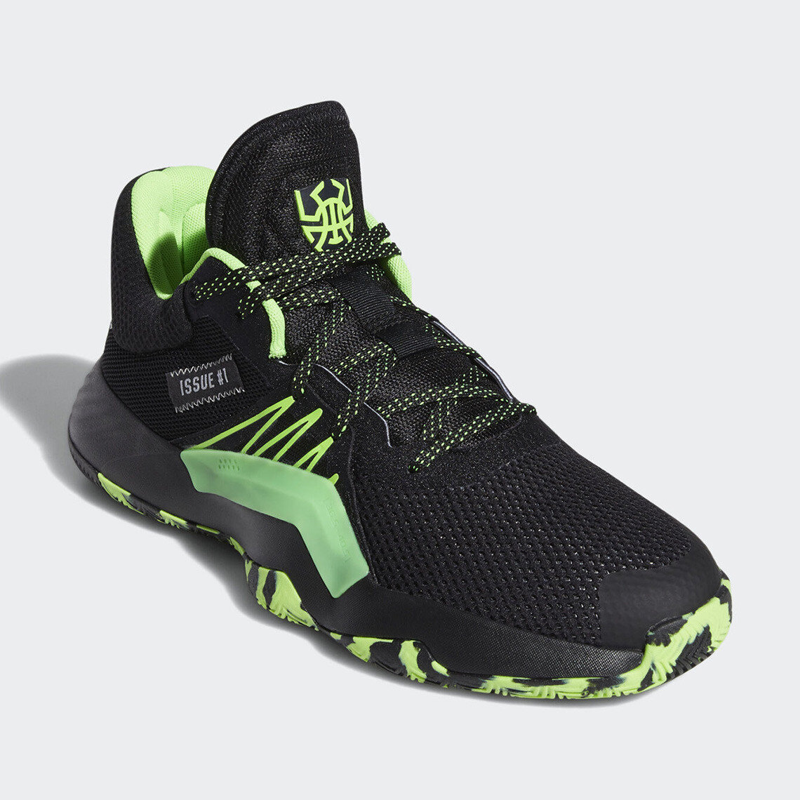 The adidas D.O.N. Issue 1 "Stealth Spiderman" Is On Sale For $55.98!