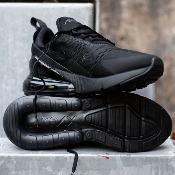 The Nike Air Max 270 Triple Black On Sale 25% Off