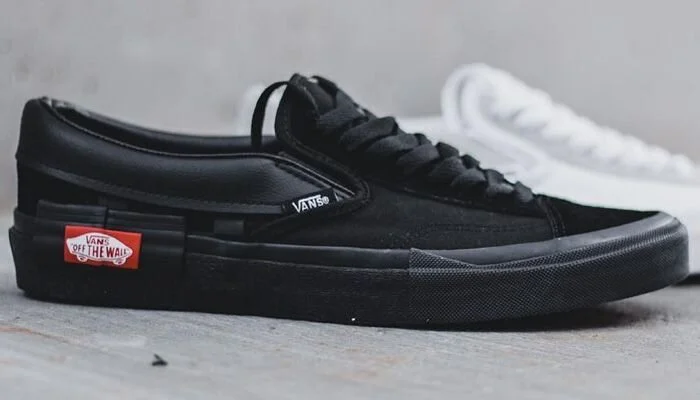 The Triple Black "Cut and Paste" Vans pack Is On Sale For $29.99!