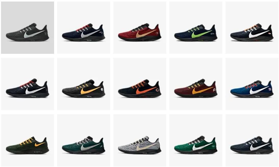 The Nike x NFL Pegasus 36 Shoes Are On Sale For 40% Off!