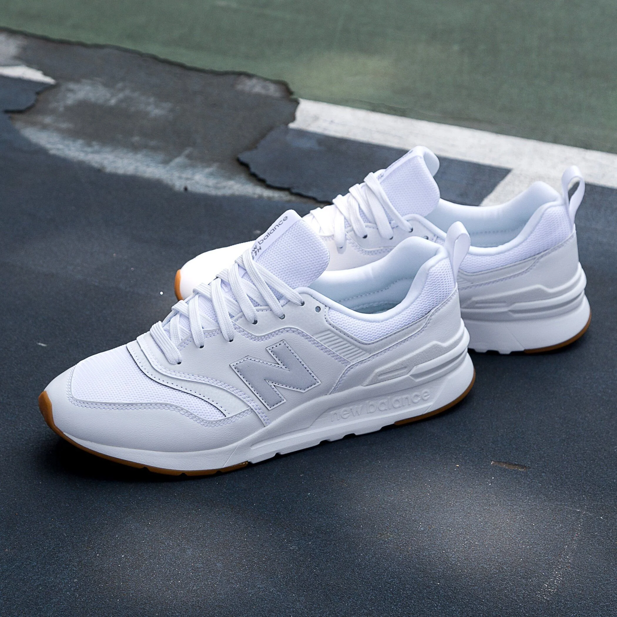 The "White/Gum" New Balance 997H On Sale For $47.99!
