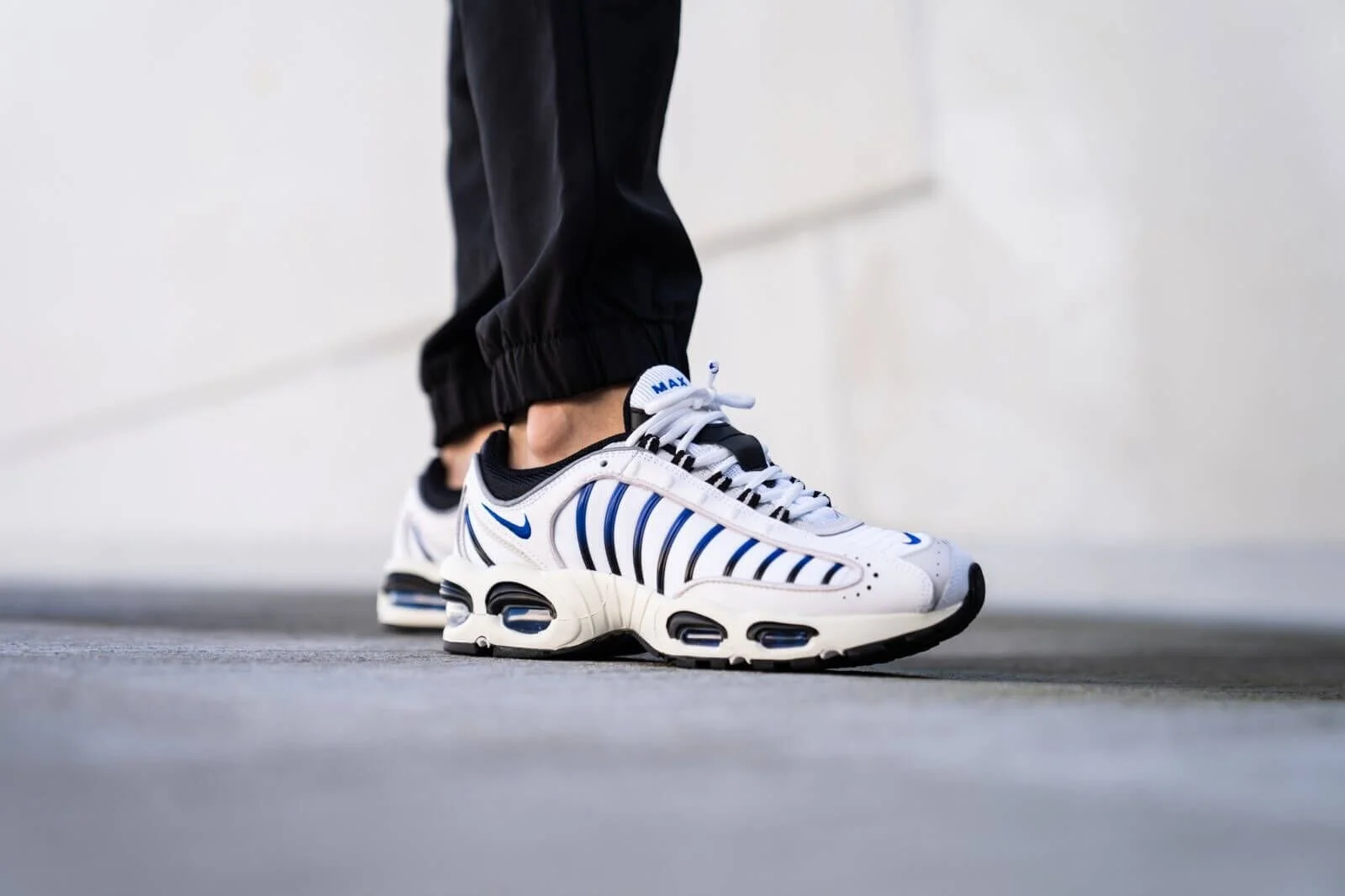 The "White/Racer Blue" Nike Tailwind IV Is On Sale For 50% Off!