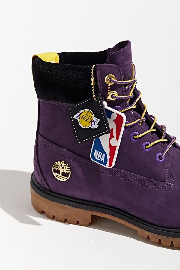 The Lakers x Timberland 6 Inch Boots Is On Sale For $130!
