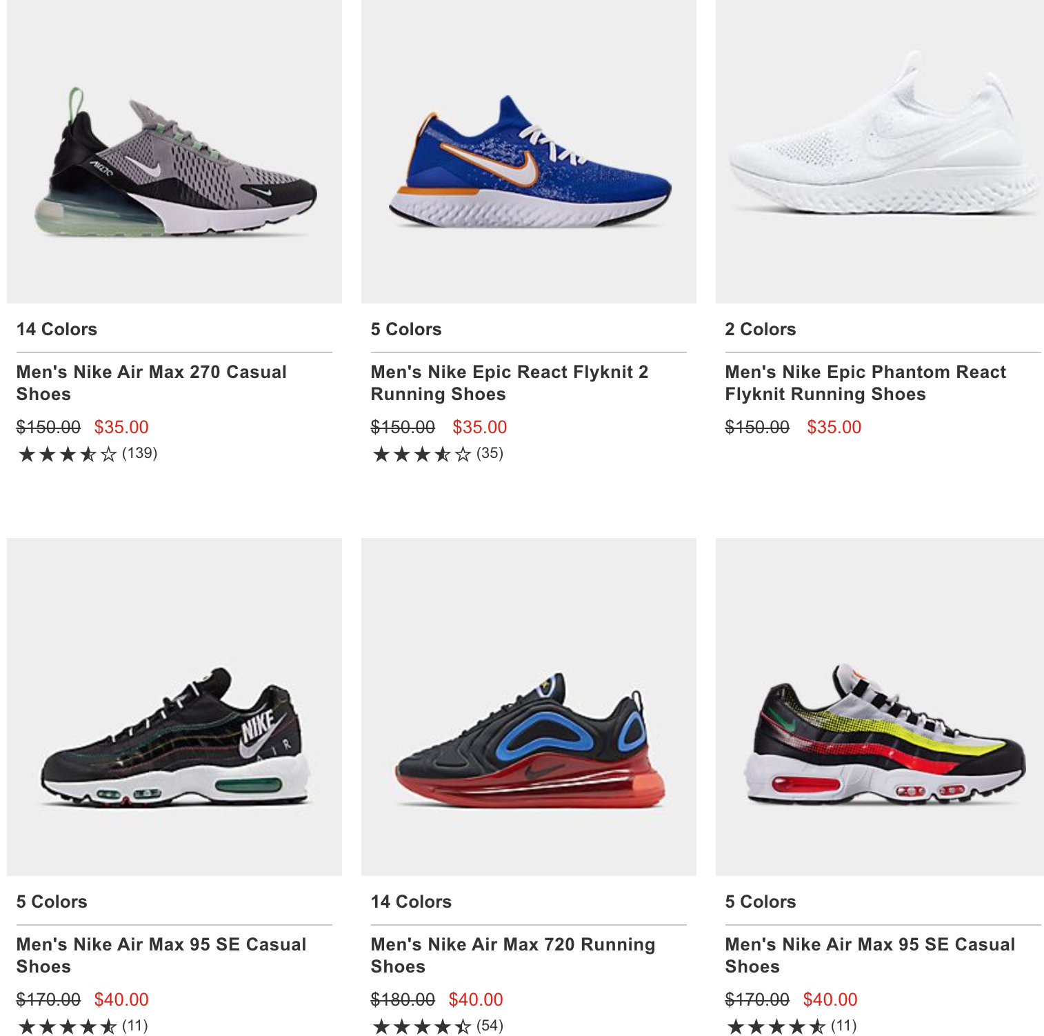 INSANE Markdowns On Sneakers Via Finish Line!