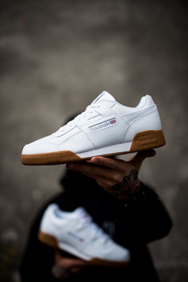 The Reebok Workout Plus in "White/Gum" Is On Sale For $29.99!