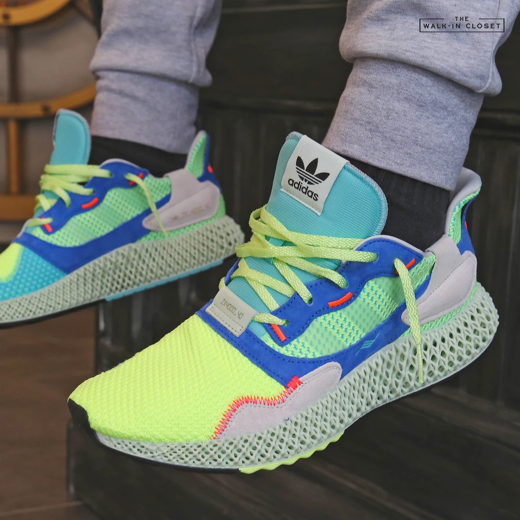 The adidas ZX 4000 4D "Hi-Res Yellow" Is On Sale For 50% Off!