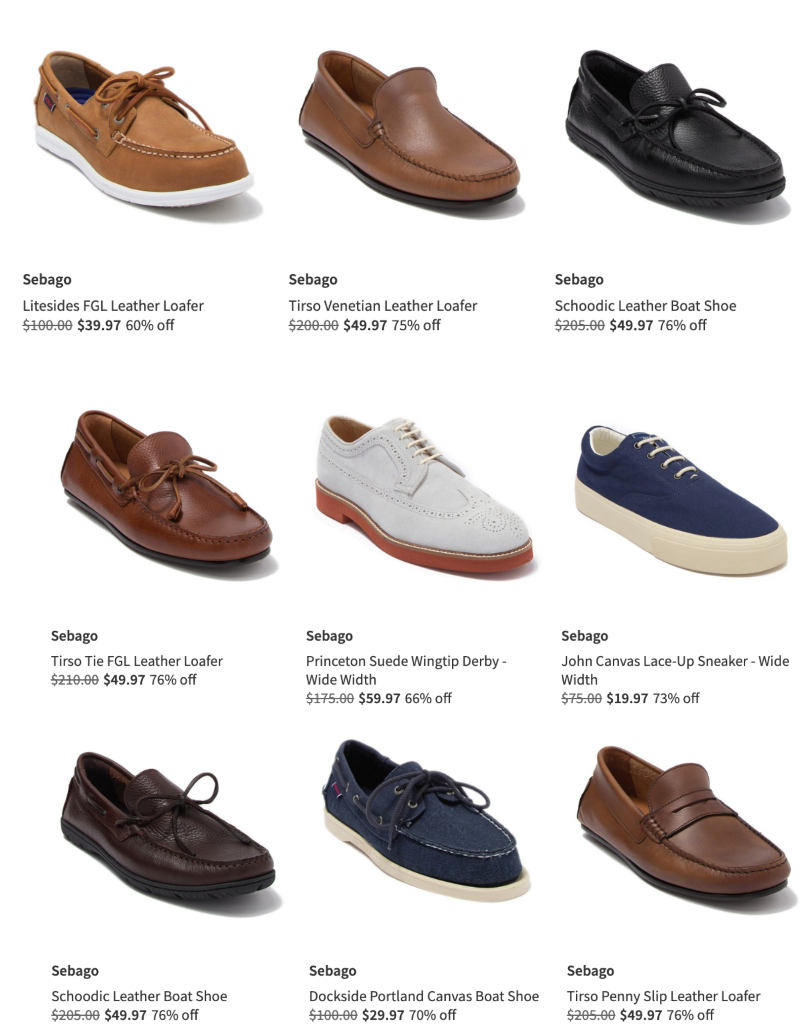 Great Deal On Sebago Boat Shoes!