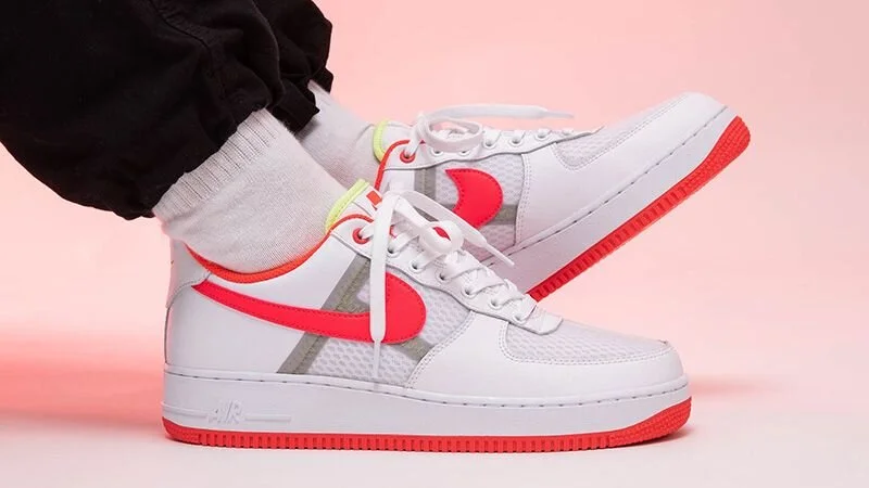 The "White/Crimson" Nike Air Force 1 Is On Sale For Nearly 35% Off!