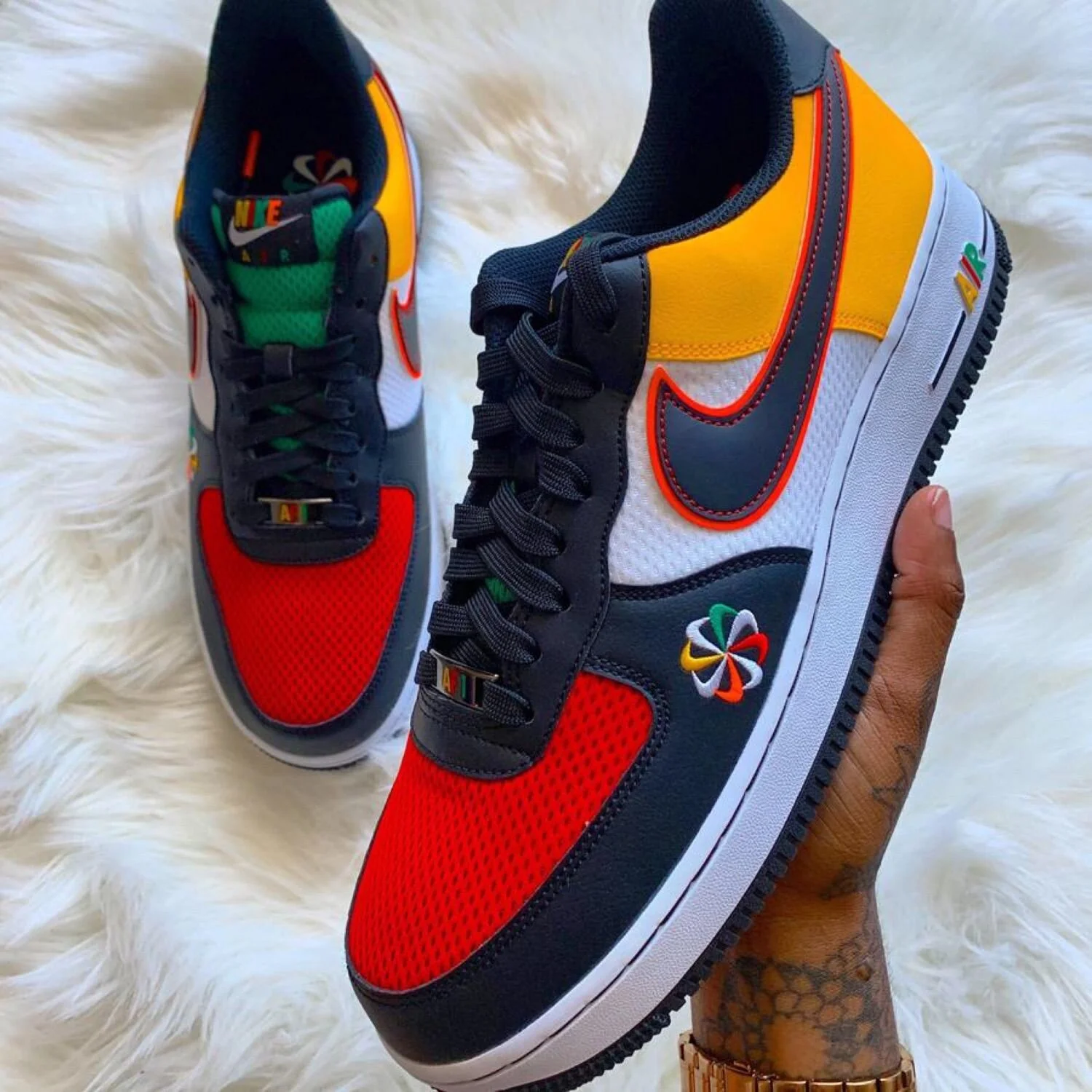 Sizes for the "Sunburst" Air Force 1 Low LV8 on sale for $80 shipped!