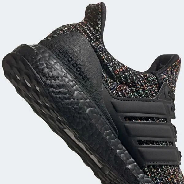 The Black/Multi Color Ultra BOOST 4.0 on sale for $110!