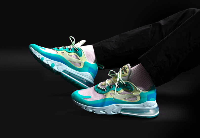 The "Hyper Jade" Nike Air Max 270 React is on sale for $71.98 shipped!