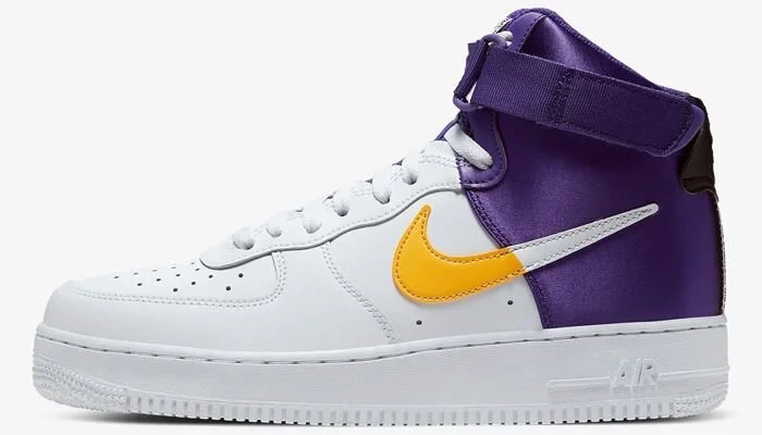 The Lakers NBA x Nike Air Force 1 High on sale 25% off!