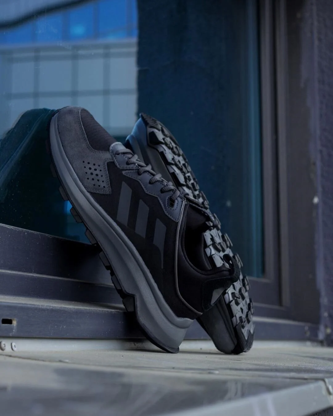 The "Core Black" adidas Response Trail Runner is on sale for $26.60 shipped!