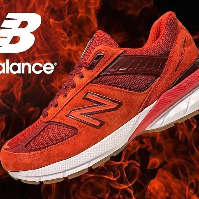 The "Molten Lava" New Balance 990V5 Is On Sale For Under Retail!