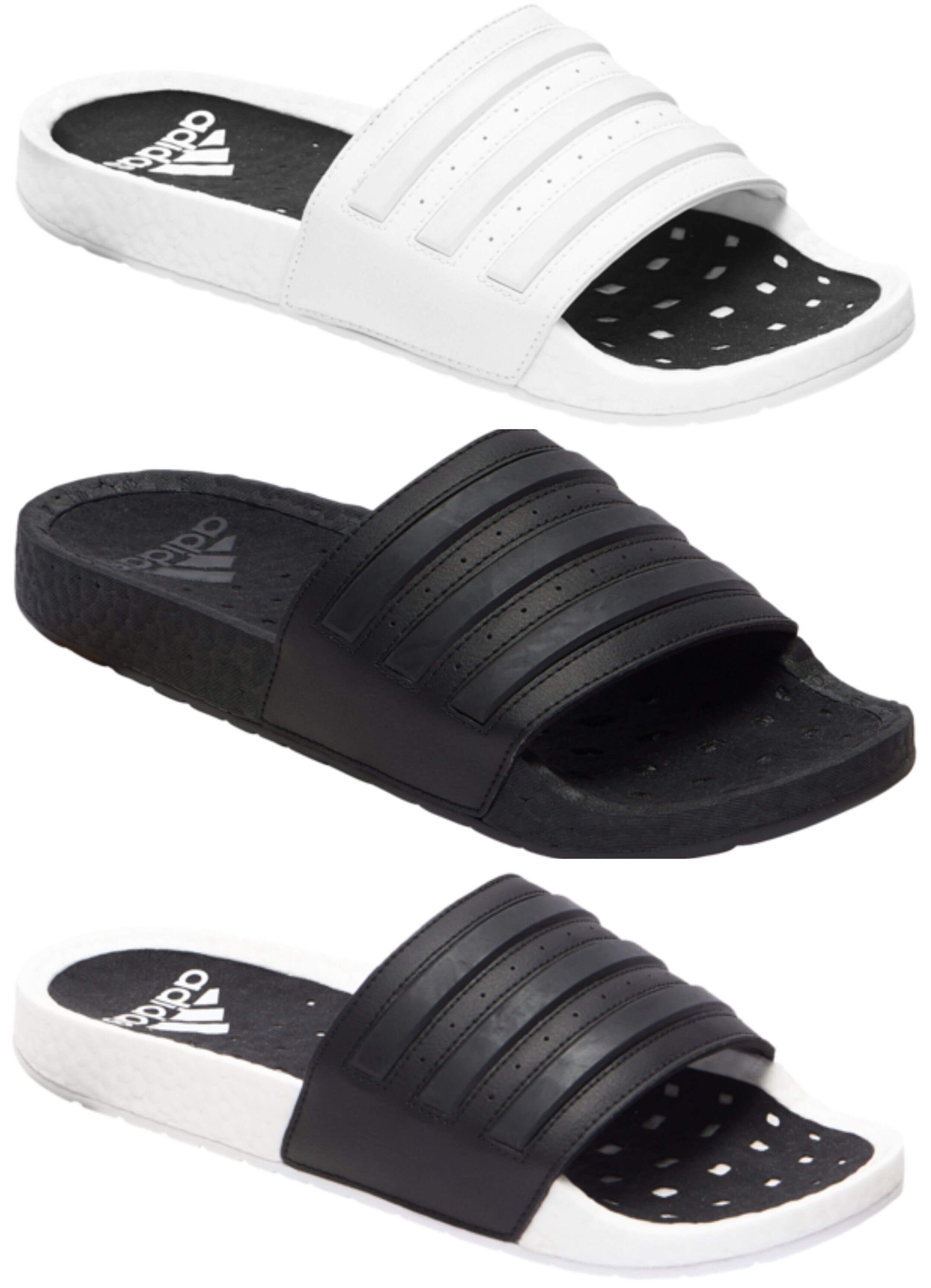 The adidas Adilette Boost Slides Are On Sale For 20% Off!
