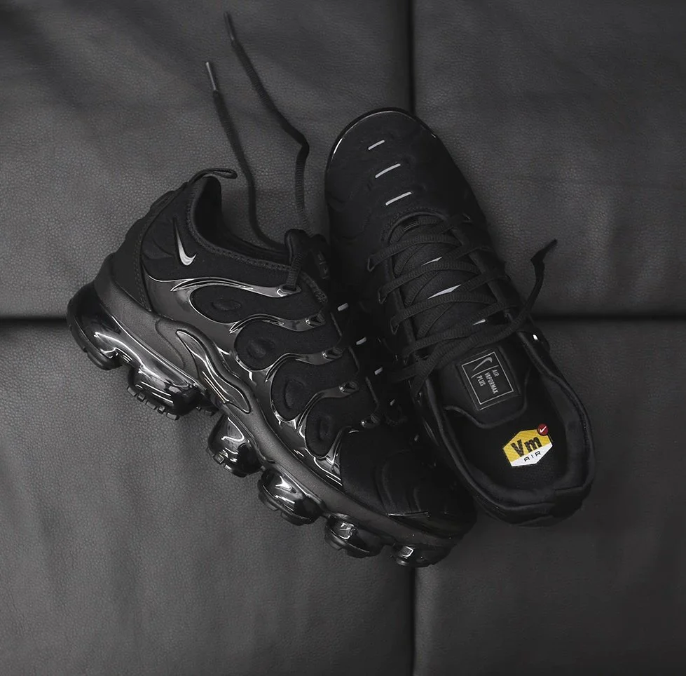 The Nike Air VaporMax Plus "Triple Black" Is On Sale For $40 Off!