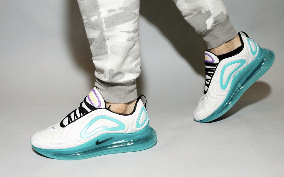 The "White/Aurora" Nike Air Max 720 Is On Sale For $97!