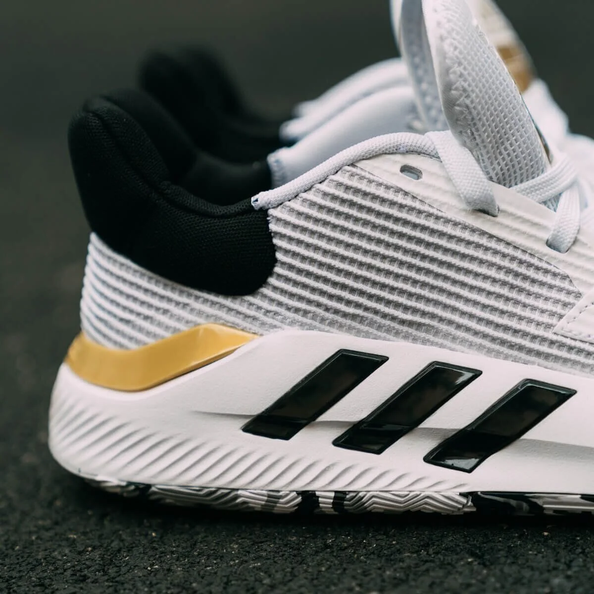 The adidas Pro Bounce 2019 Low "White Gold" Is On Sale For $38.50!