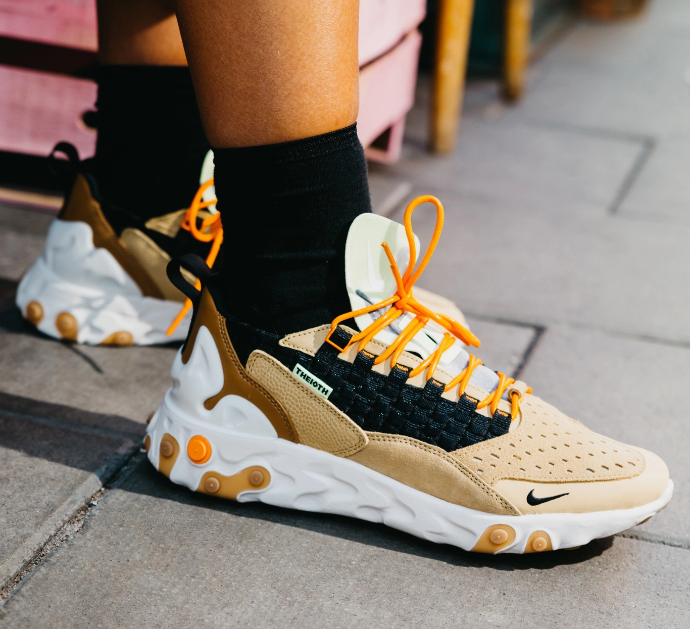 The Nike React Sertu Runner "Club Gold" Is On Sale For $61.48 Shipped!