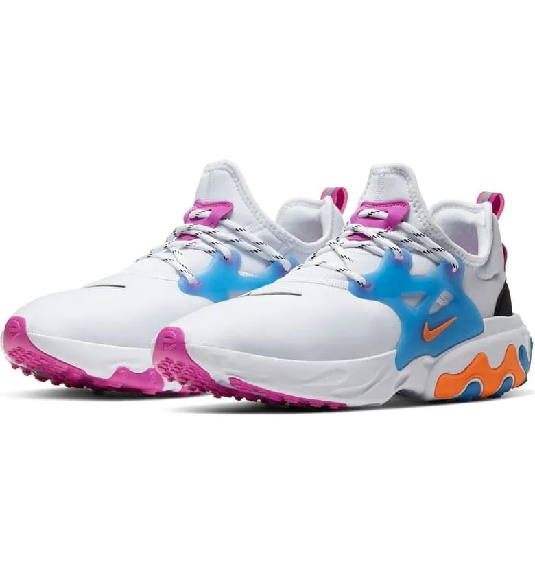 The Nike Presto React "White/Magma Orange" Is On Sale For 50% Off!