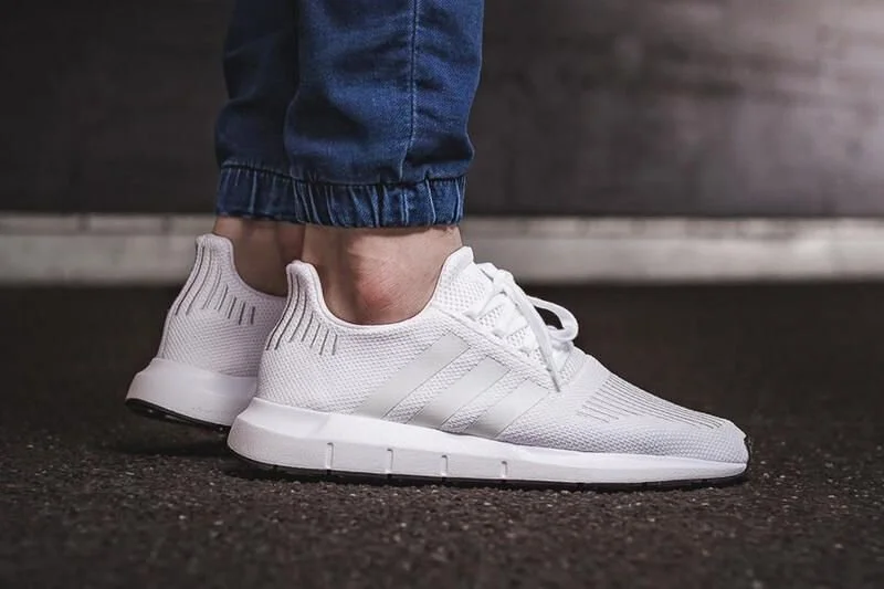 The adidas Swift Run "Crystal White" Is On Sale For $43 Shipped!