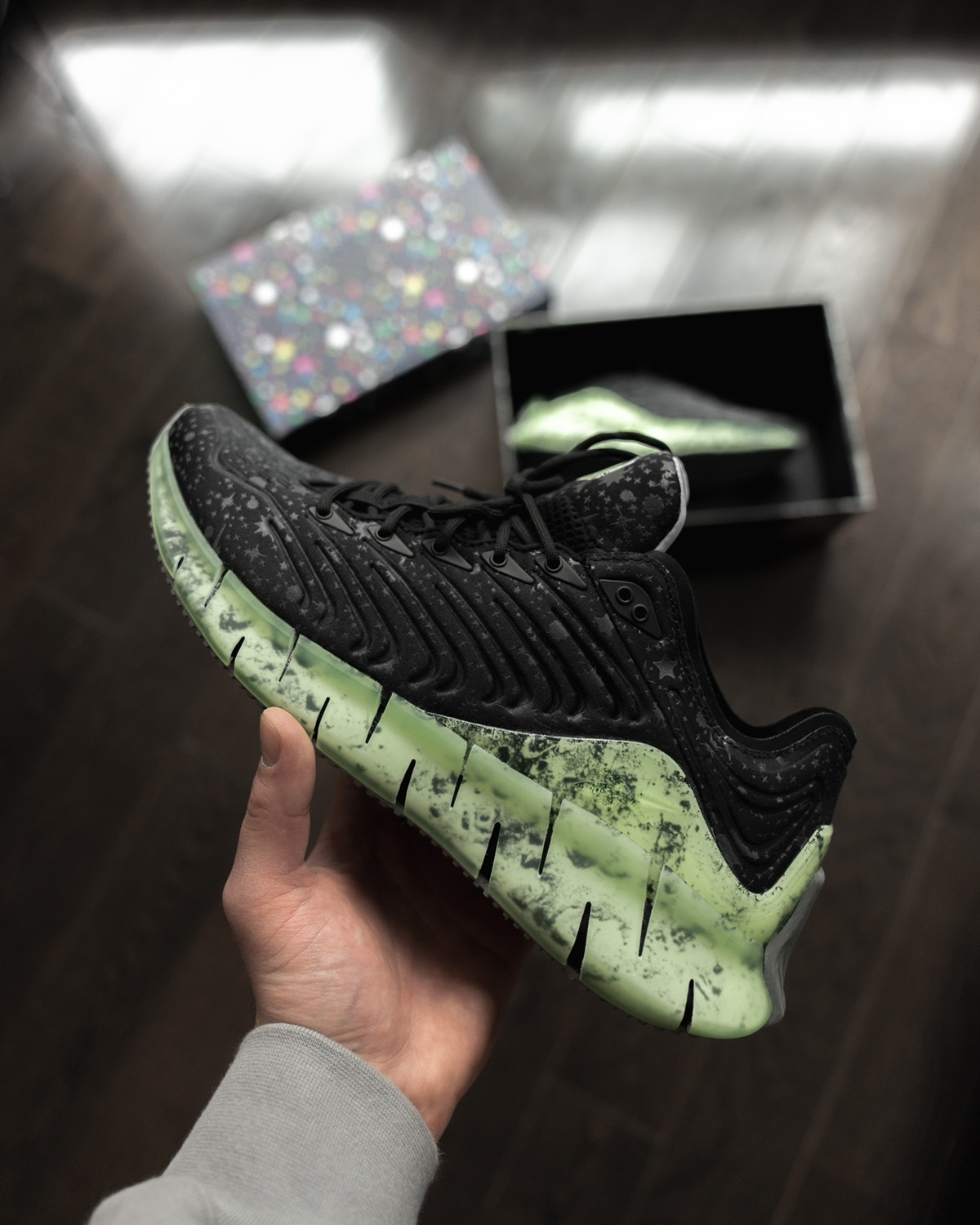 The Billionaire Boys Club x Reebok Zig Kinetica "Glow in the Dark" Is On Sale For Under Retail!