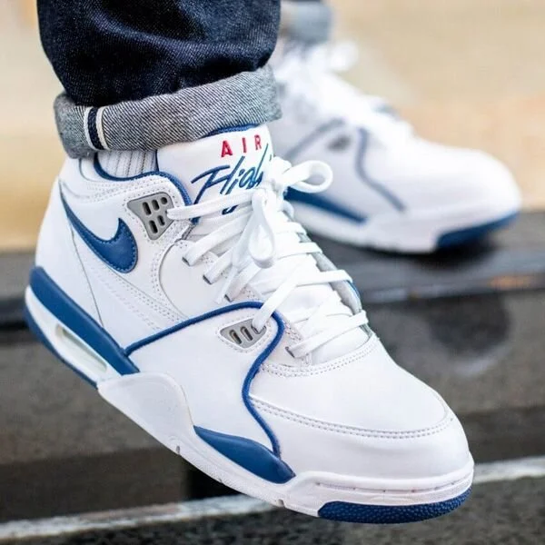 The White/Royal Nike Air Flight 89' Is On Sale For $67.50!