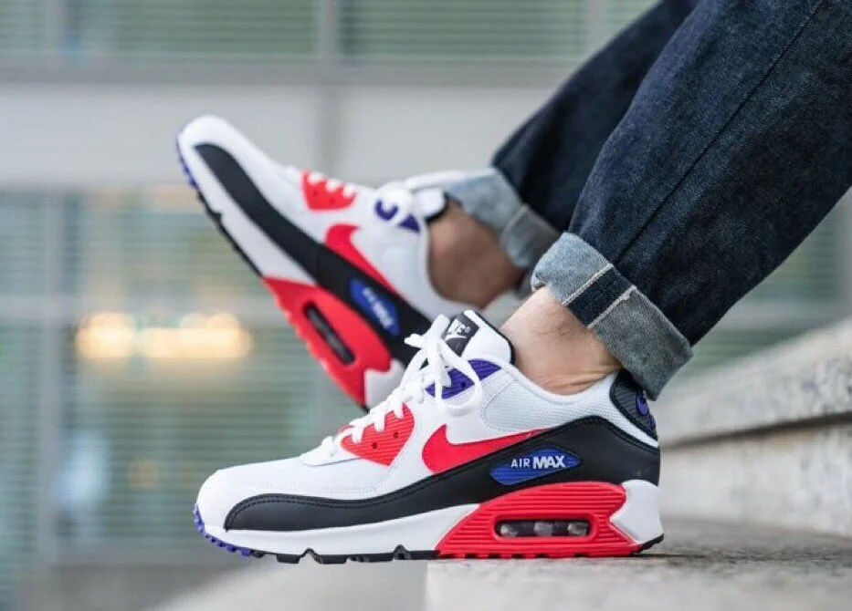 The "White/Red Orbit" Nike Air Max 90 Essential Is On Sale For $67.49!