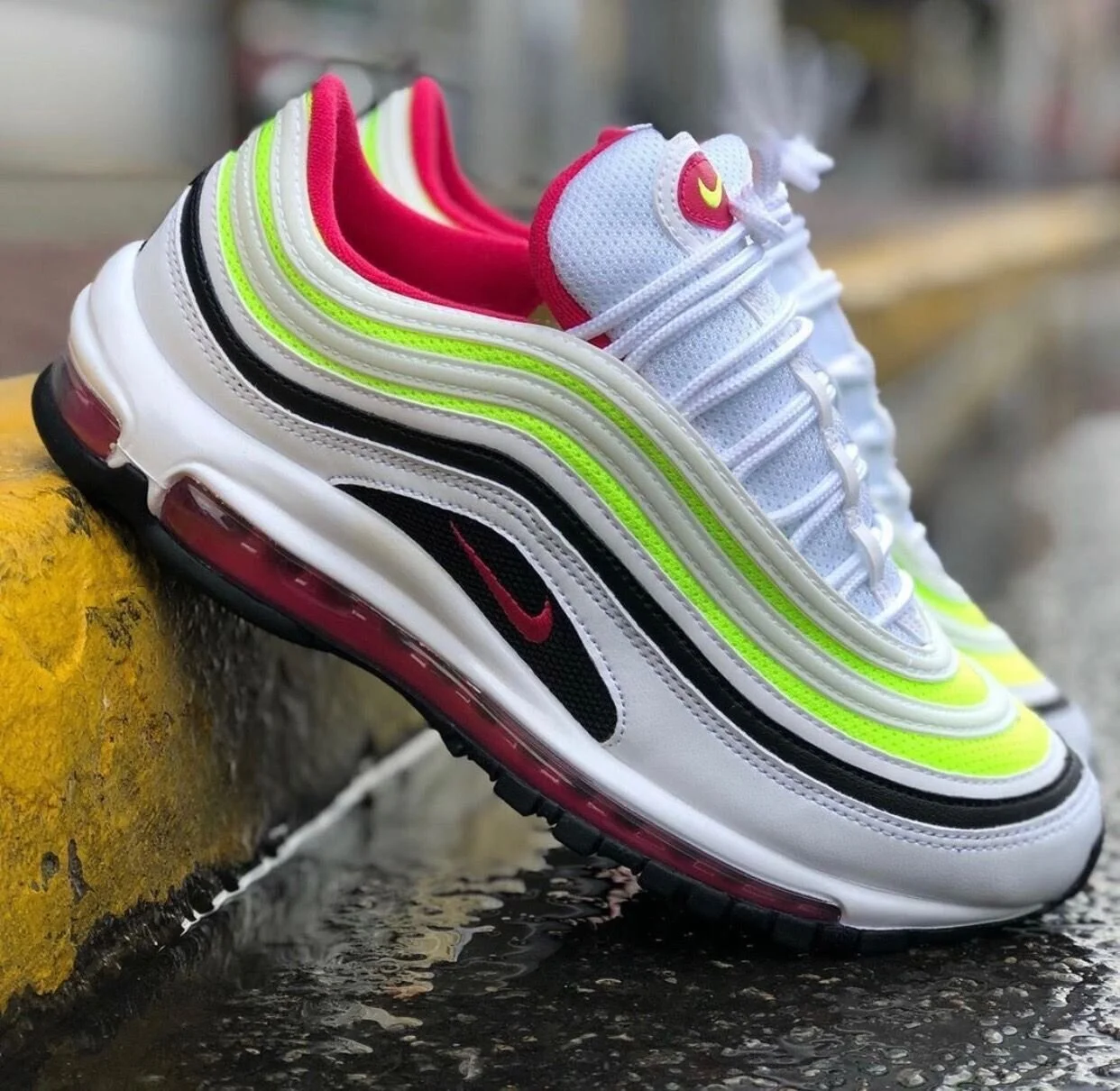 The Nike Air Max 97 "Pink Volt" Is On Sale For $89.99!