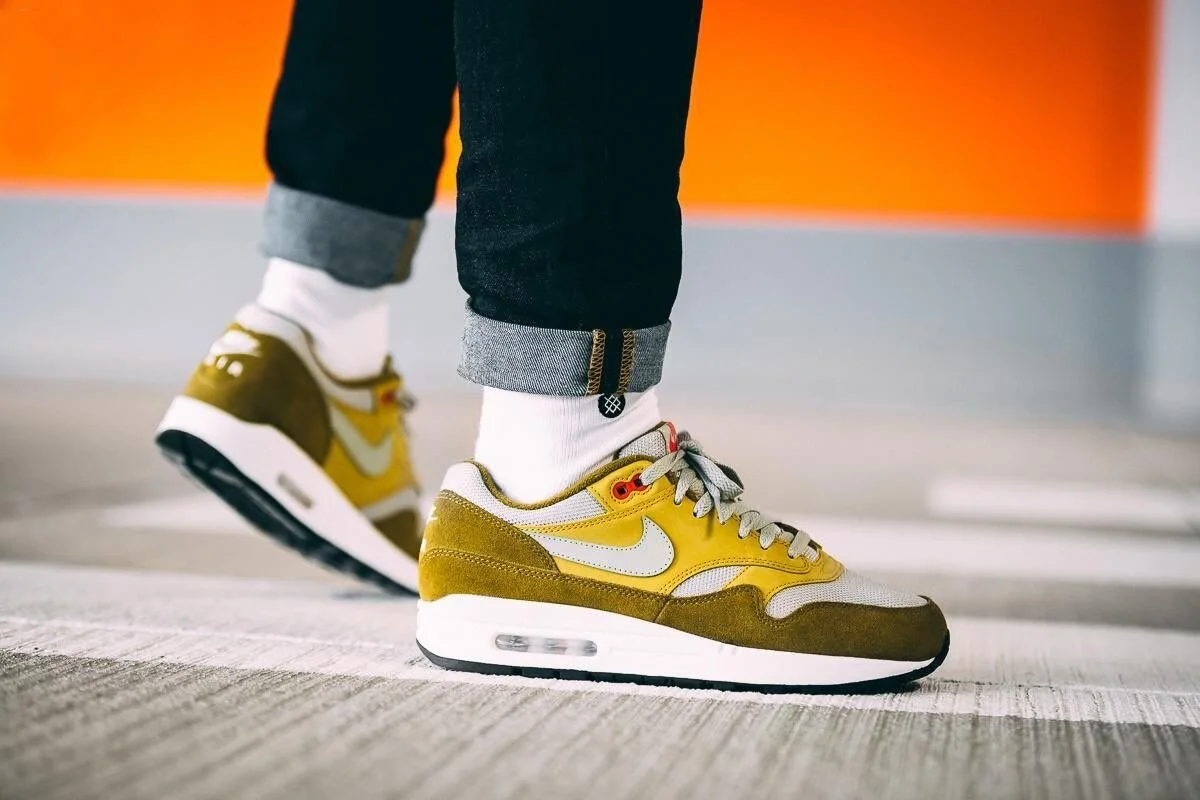 The "Olive Flak" Nike Air Max 1 PRM Restocked For $20 Under Retail!