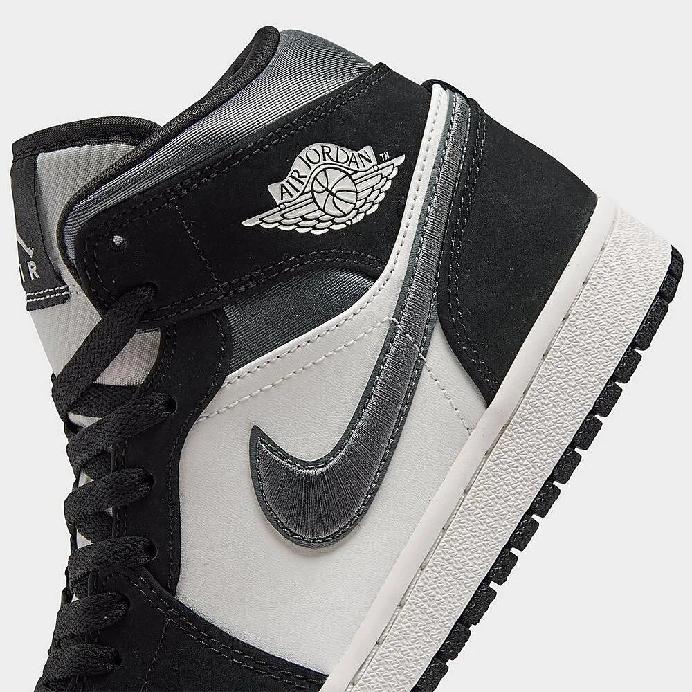 The Air Jordan Retro 1 Mid Premium "Grey/Black" Is On Sale For 30% Off!