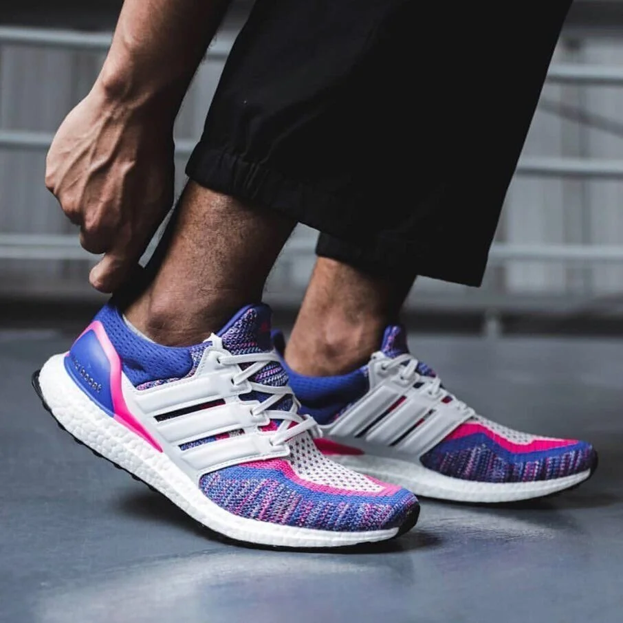 The "Shock Pink/Multi" adidas Ultra BOOST 2.0 Is On Sale For 50% Off!