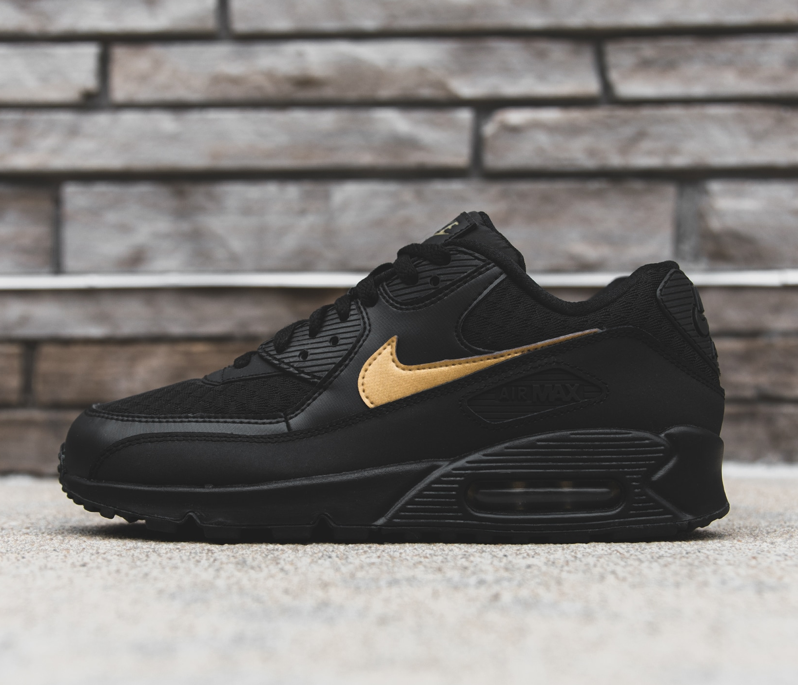 The Nike Air Max 90 "Black Gold" Is On Sale For $74.99!