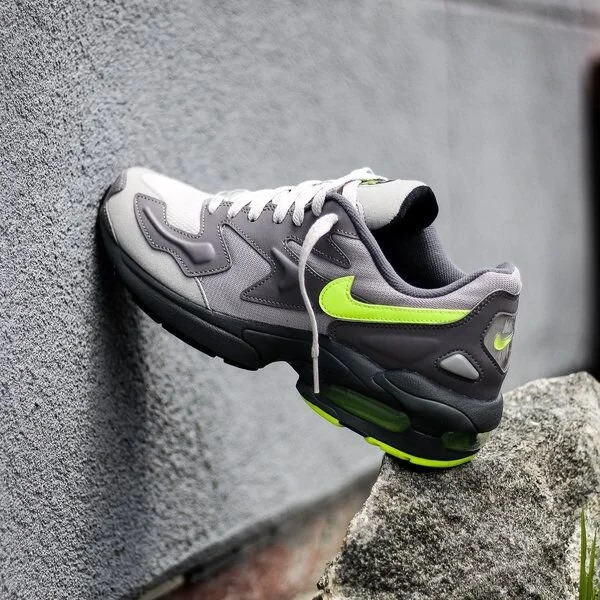 The Nike Air Max2 Light "Grey Neon" Is On Sale For $59.49!