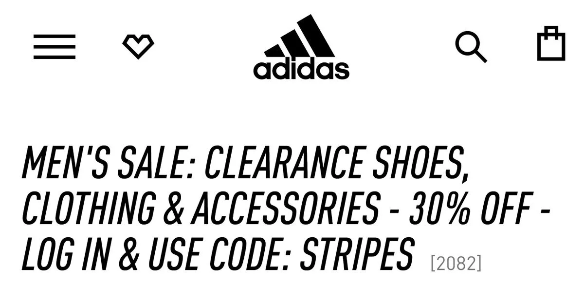STEALS! Extra 30% Off Sale Items At adidas!