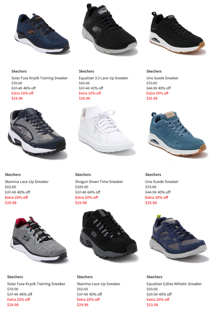 Sketchers Are On Sale For $23 Each!