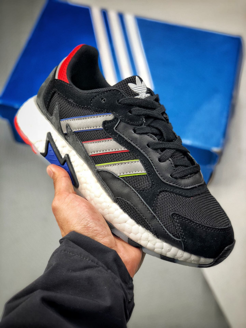 The adidas Tresc Boost "Black Orange" Is On Sale For $52.49!