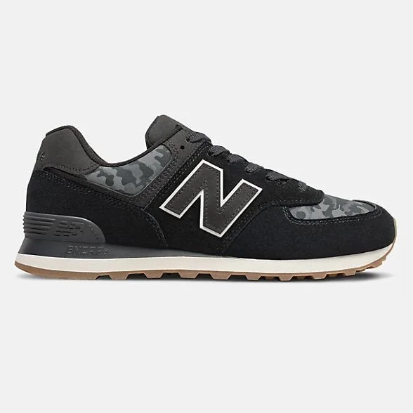 The "Black/Camo" New Balance 574 On Sale For $52.50!