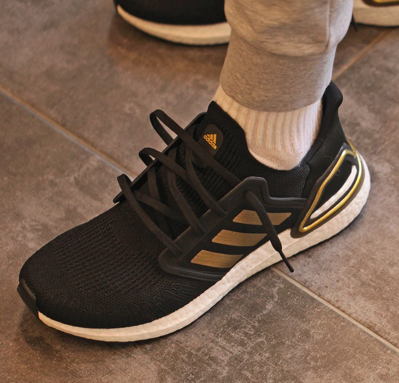 The adidas UltraBOOST 20 "Black Gold" Is On Sale For $100!