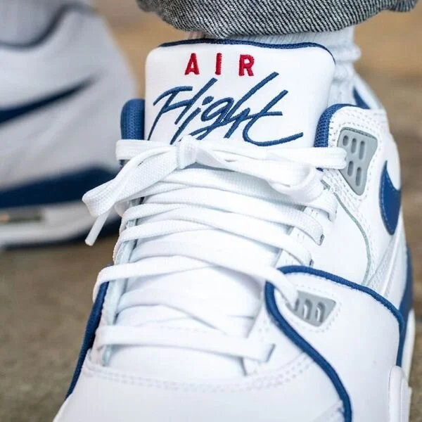 The "White/Royal" Nike Air Flight 89' Retro Is On Sale For $82.49!