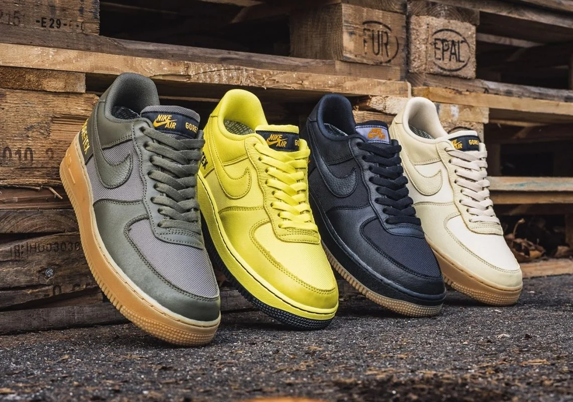 The Entire GORETEX x Nike Air Force 1 Collection Is Now Available!