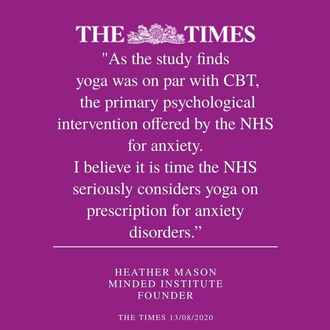 Wise words from my amazing teacher ~ Heather Mason @themindedinstitute 💜 

#yogaformentalhealth #yogaforanxiety #anxiety #anxietyrelief #yoga