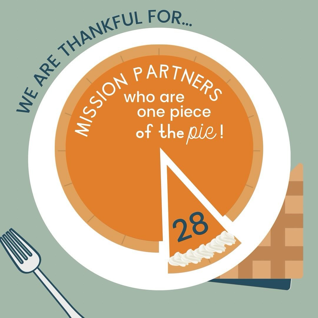 We are thankful for the 28+ Mission Partners that we get to serve and support all year long! They are the most special piece of the &ldquo;Serve Orlando pie!&rdquo;

#serveorlando #seasonofthanks