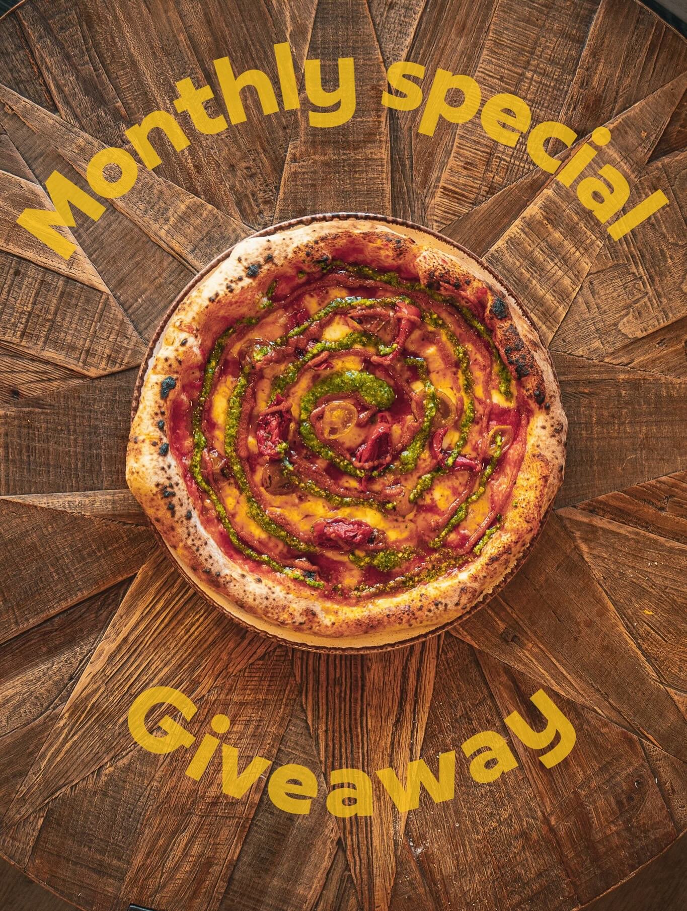 ‼️MONTHLY SPECIAL GIVEAWAY‼️

🍕Win a meal for two with our new monthly special!🍕

❗️That&rsquo;s 2 pizzas, 2 dips and 2 desserts! Either dine in or takeaway!❗️

To enter simply:
1) Follow us 
2) like this post 
3) tag your pizza partner
4) add to y