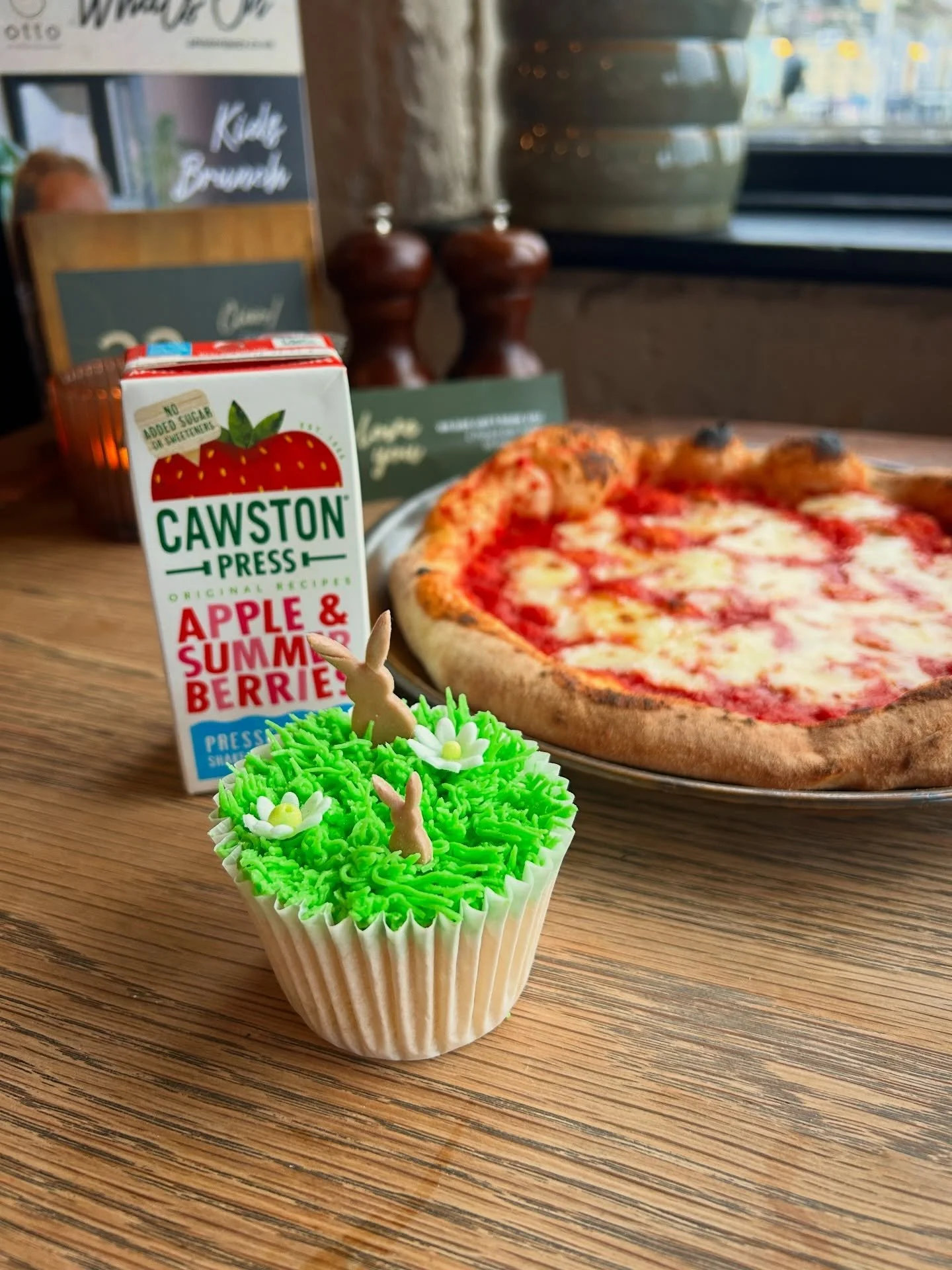 🍕🐣EASTER HALF TERM🐣🍕

👦🏻Another half term, another kids deal to keep you coming down to your favourite pizza place!👧🏼

🐣This Easter holidays, buy your little one a Bambino and get:

🍕9&rdquo; Bambino pizza 
🧃Crawston Fruit Juice Carton
🧁H