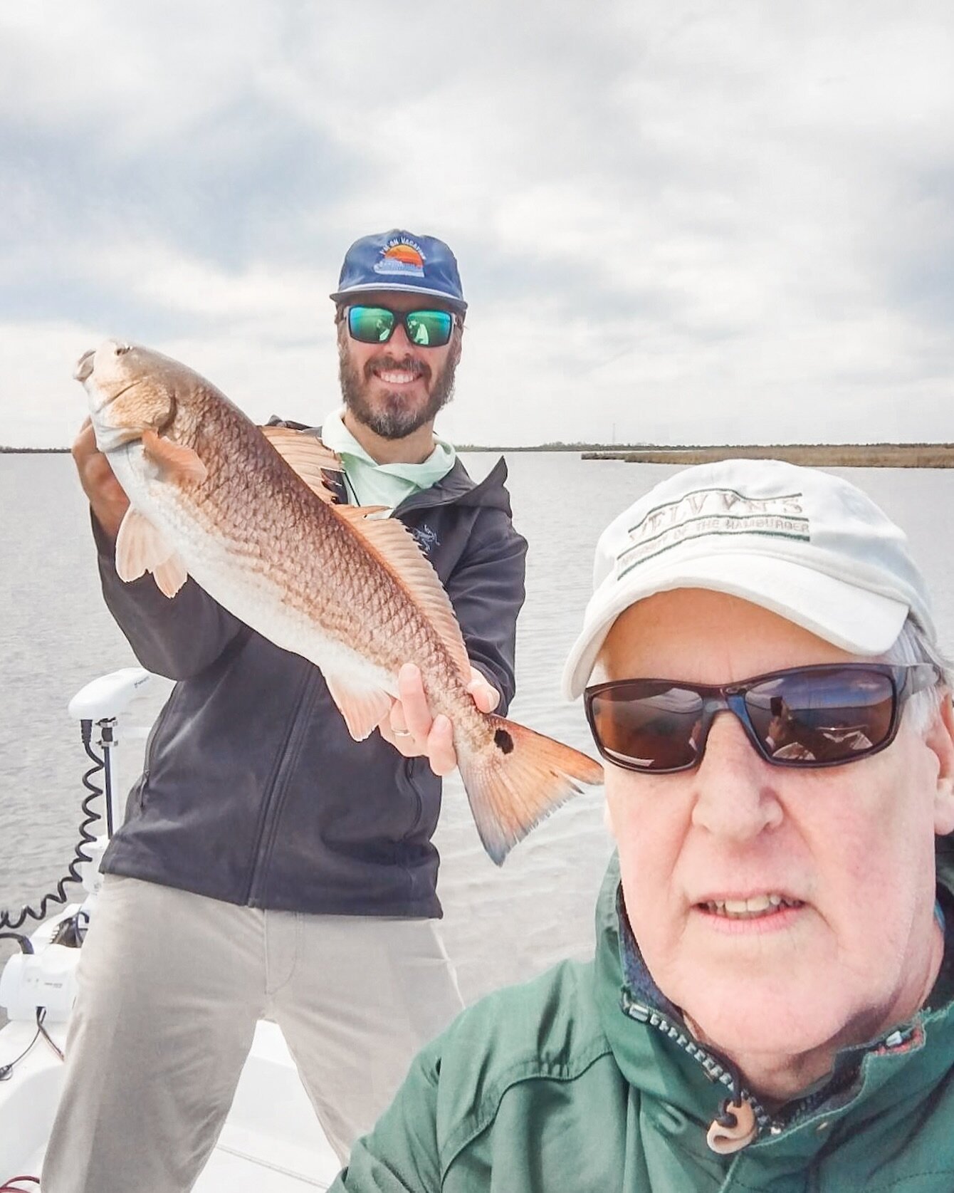 Cat&rsquo;s in the Cradle 〰️ the McCoy&rsquo;s made a surprise visit to New Orleans and Capt Bradley got to take his Dad out for a few casts&mdash;with some nice fish to boot! Gotta make time for that Father-Son quality time. 
&bull;
#imonvacation #f