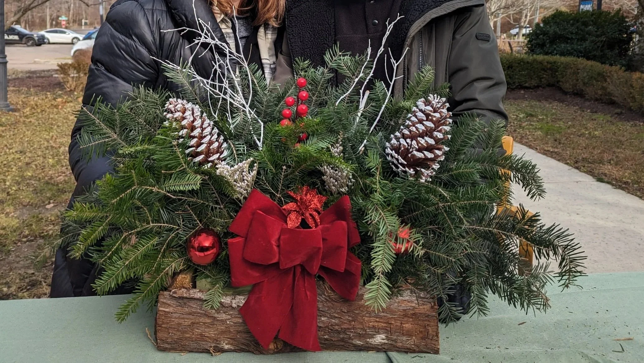 Holiday Centerpiece Logs