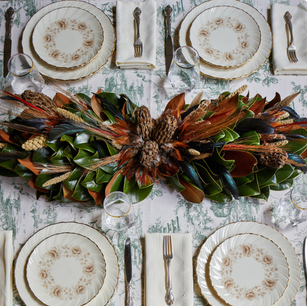 Turkey Pheasant Centerpiece - Size: 36"