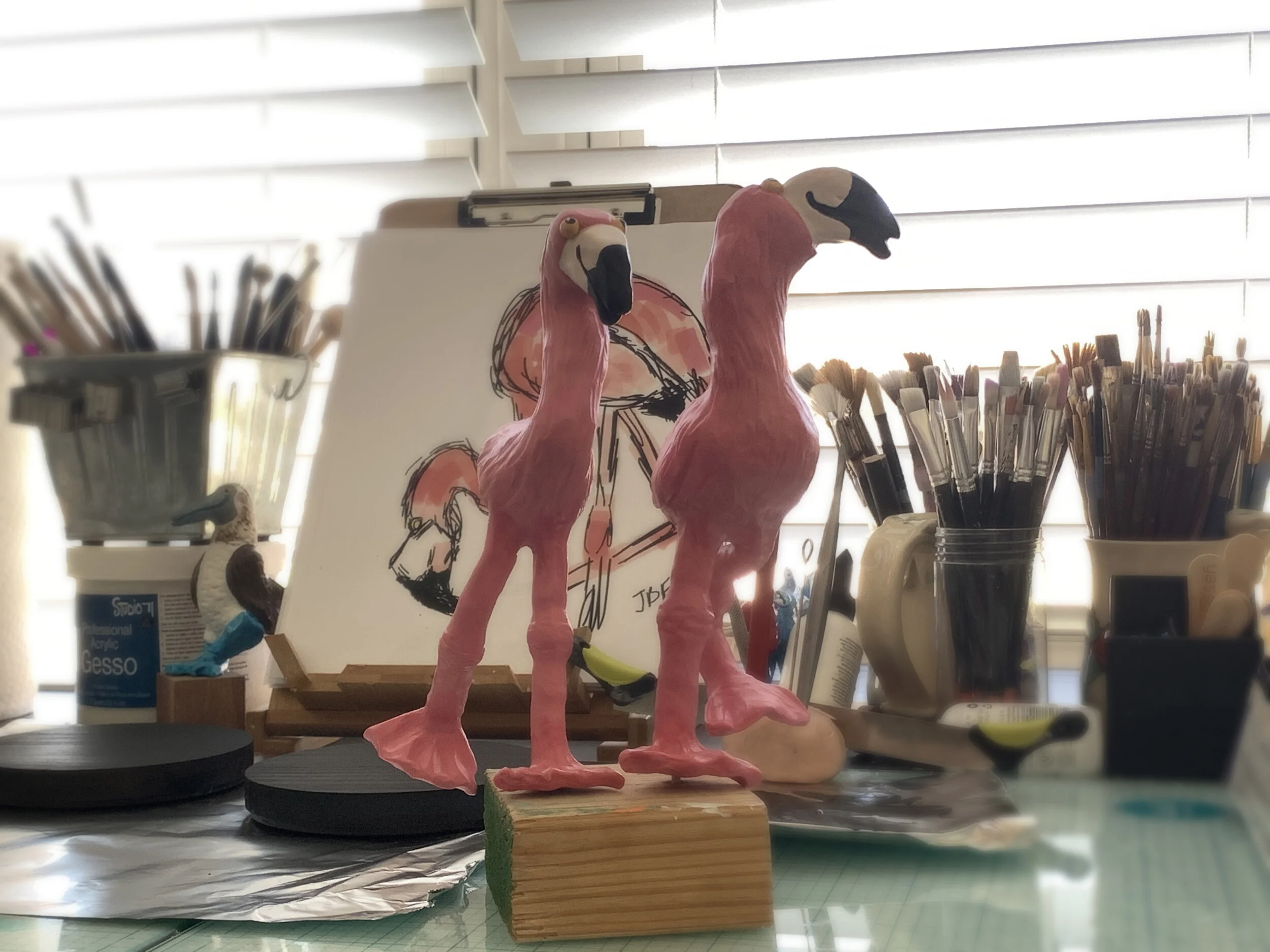 freeman flamingos in the works.jpg